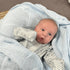 Clair De Lune Cellular Pram Blanket Pram - 90 x 70 cm Blue